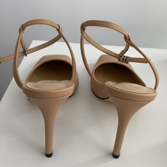 Nude Square Toe Pumps (Brand-New) - Picture 7 of 9